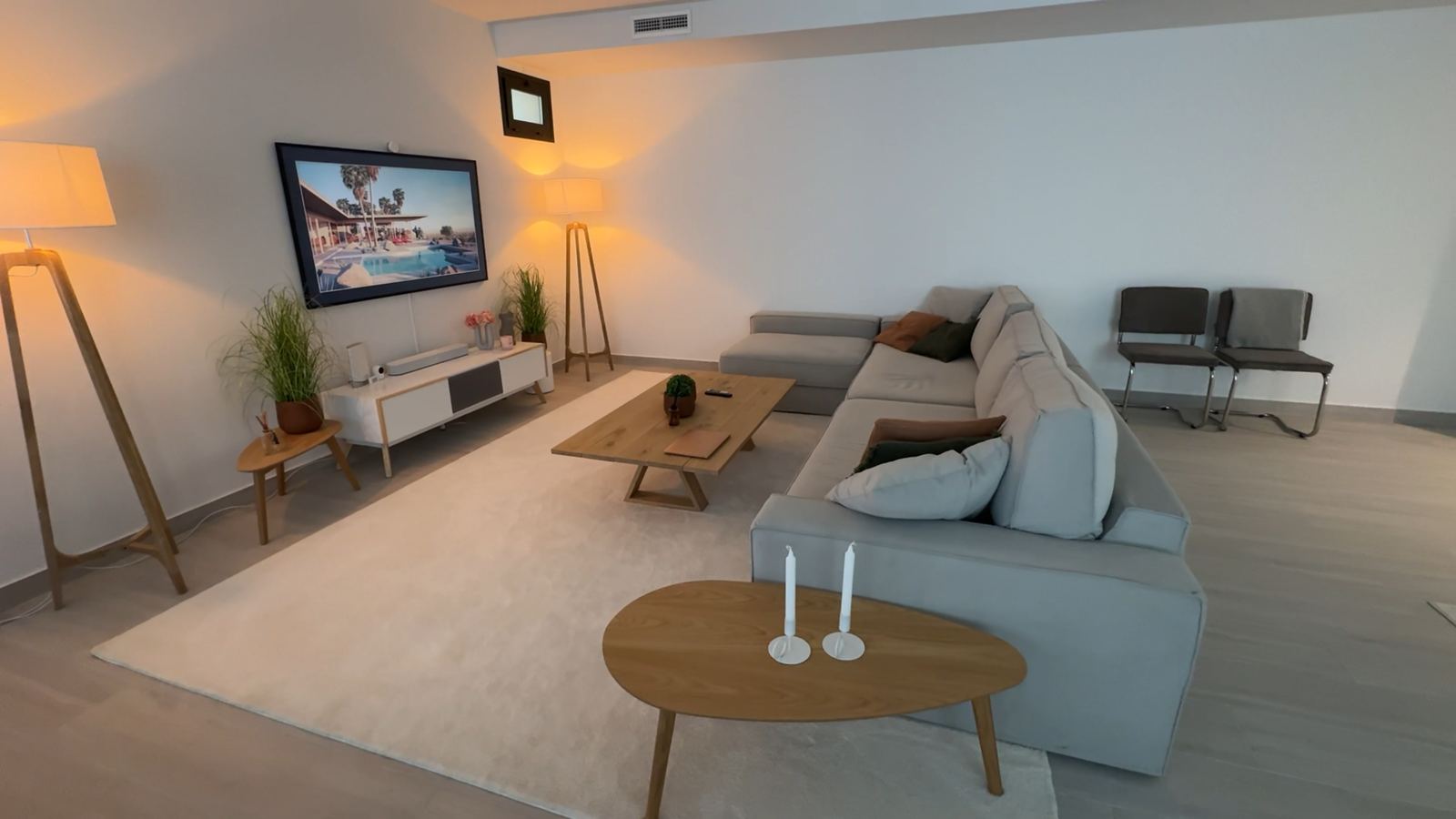 TV-stue i kjelleren